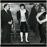 After the performance of "Barbiere di Siviglia". G.Aliev, M.Magomaev  Figaro, R.Atakishiev - Almaviva