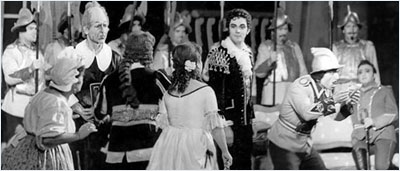 A scene from "Barbiere di Siviglia"