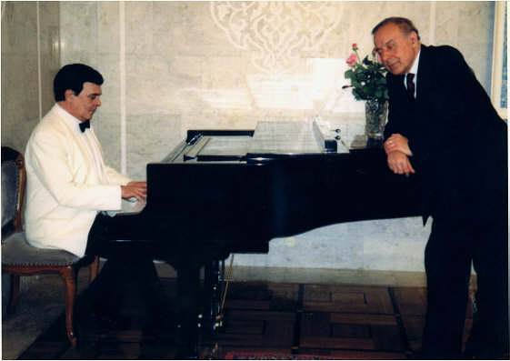 M.Magomaev and G.Aliev. In memory of Zarifa Alieva  a song "Elegy"