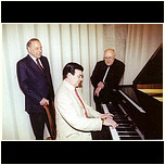 G.Aliev, M.Rostropovich, at the piano - M.Magomaev 
