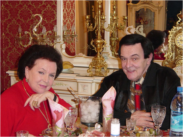 Galina Vishnevskaya and Muslim Magomaev. April 2006