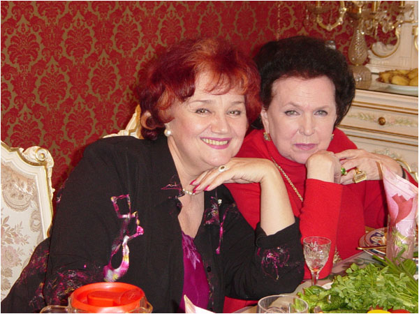 Tamara Sinyavskaya and Galina Vishnevskaya. April 2006