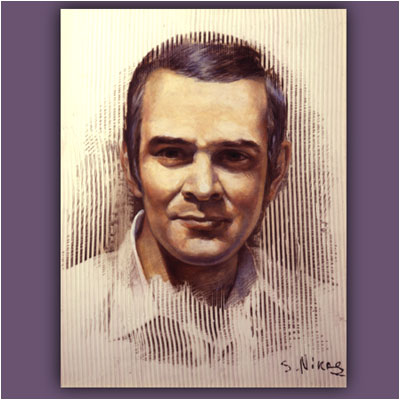 N.Safronov's portrait of M.Magomaev